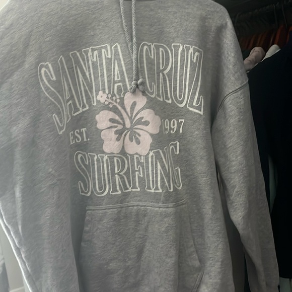 ardene grey gray oversized hoodie - Picture 1 of 4